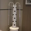 24plant-03 Ovelium 24-Plant Hydroponic Tower in a modern living room