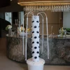 40plant-03 Ovelium 40-Plant Hydroponic Tower in a modern living room