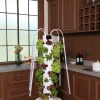 40plant-04 Ovelium 40-Plant Hydroponic Tower growing leafy greens in a kitchen