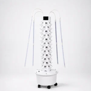 Ovelium 96-Plant Hydroponic Tower with Smart Touchscreen Ovelium 96-Plant Hydroponic Tower
