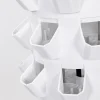 96plant-05 Ovelium 96-Plant Hydroponic Tower caster wheels close-up on the water tank